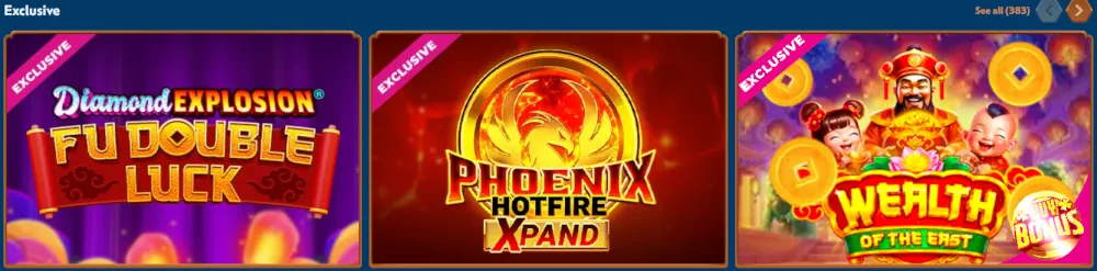 WinBay Exclusive Games